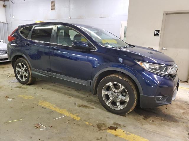 5J6RW2H82JA002723 - 2018 HONDA CR-V EXL BLUE photo 4