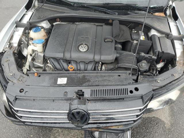 1VWAP7A30CC026132 - 2012 VOLKSWAGEN PASSAT S Сріблястий фото 11