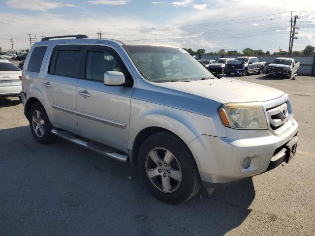 5FNYF48619B023223 - 2009 HONDA PILOT EXL SILVER photo 4