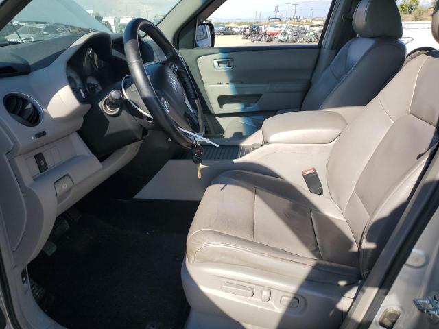 5FNYF48619B023223 - 2009 HONDA PILOT EXL SILVER photo 7