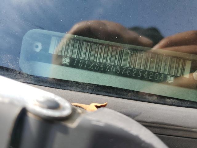 1G1ZS58N37F254204 - 2007 CHEVROLET MALIBU LS ვერცხლისფერი ფოტო 12