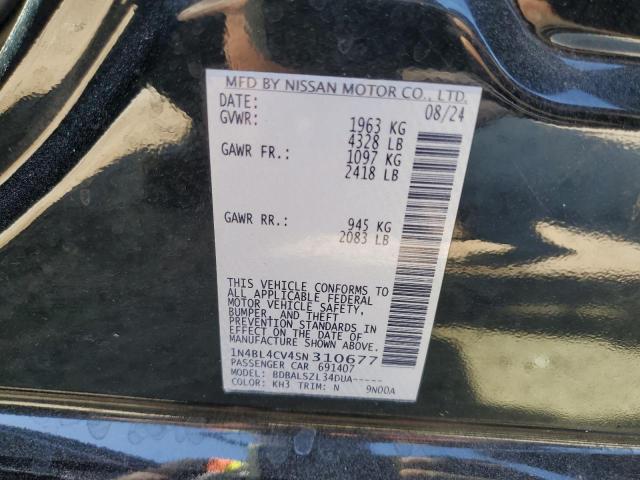 1N4BL4CV4SN310677 - 2025 NISSAN ALTIMA SR 黑色 照片 13