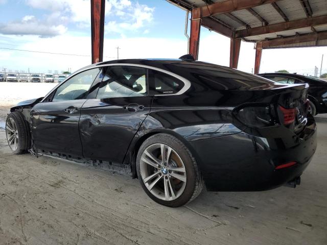 WBA4J3C52KBL10632 - 2019 BMW 430XI GRAN COUPE BLACK photo 2