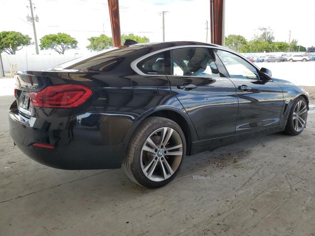 WBA4J3C52KBL10632 - 2019 BMW 430XI GRAN COUPE BLACK photo 3