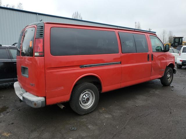 1GJGG29R011130341 - 2001 GMC SAVANA G2500 RED photo 3