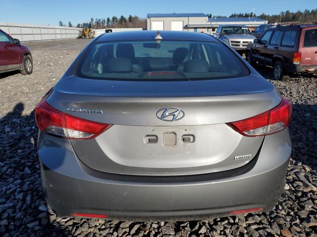 5NPDH4AE8DH172572 - 2013 HYUNDAI ELANTRA GLS SILVER photo 6