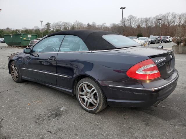 WDBTK75G65T036575 - 2005 MERCEDES-BENZ CLK 500 BLUE photo 2