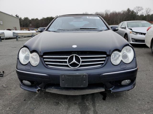 WDBTK75G65T036575 - 2005 MERCEDES-BENZ CLK 500 BLUE photo 5