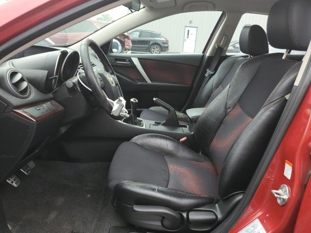 JM1BL1H32A1345451 - 2010 MAZDA SPEED 3 RED photo 7