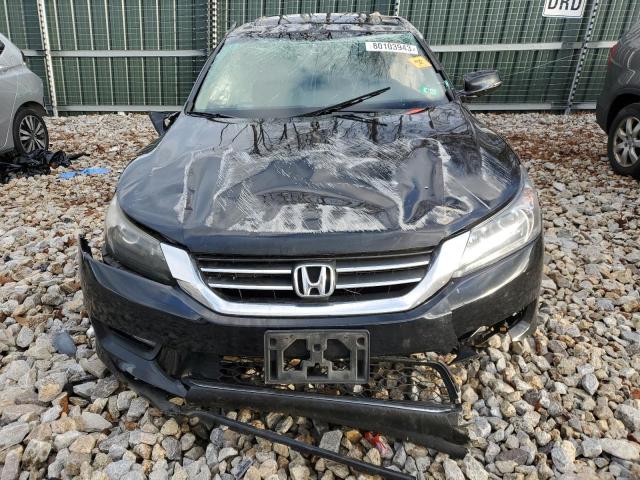 1HGCR2F8XDA250326 - 2013 HONDA ACCORD EXL BLACK photo 5