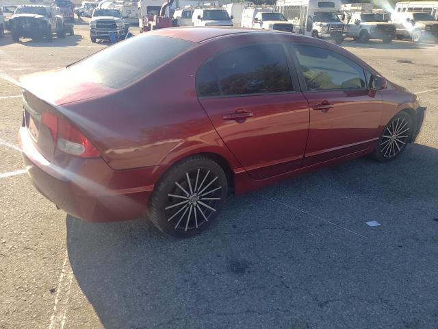 2HGFA1F5XBH542822 - 2011 HONDA CIVIC LX 勃艮第红 照片 3