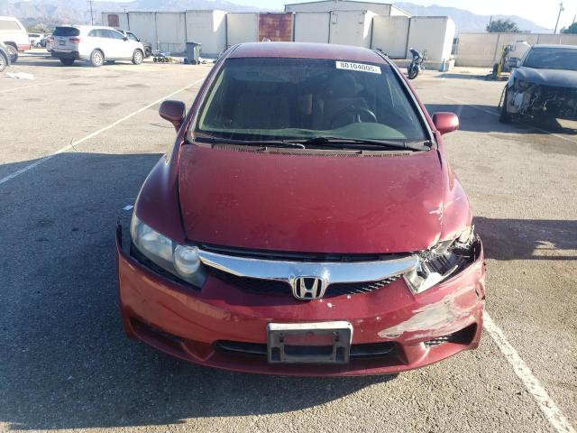 2HGFA1F5XBH542822 - 2011 HONDA CIVIC LX 勃艮第红 照片 5