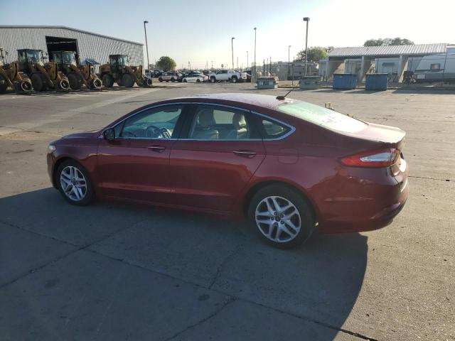 3FA6P0HD3GR202635 - 2016 FORD FUSION SE RED photo 2