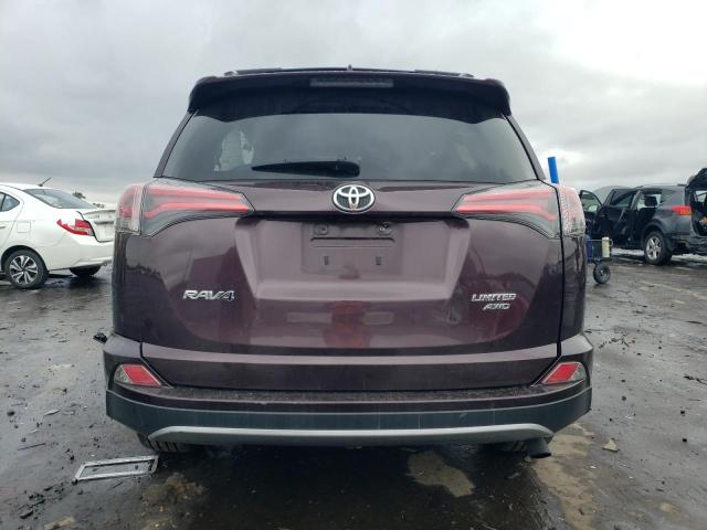2T3DFREV9JW715820 - 2018 TOYOTA RAV4 LIMITED Մանուշակագույն լուսանկար 6