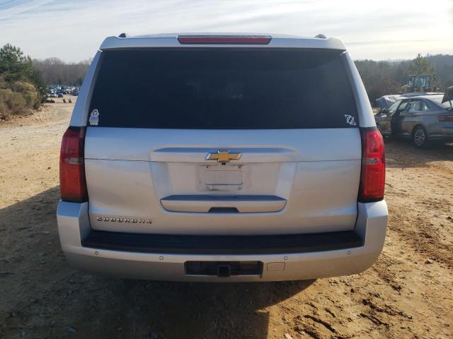 1GNSCJKC4FR276013 - 2015 CHEVROLET SUBURBAN C1500 LT SILVER photo 6