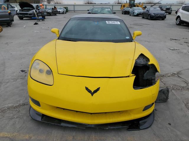 1G1YA2DW0C5108953 - 2012 CHEVROLET CORVETTE YELLOW photo 5