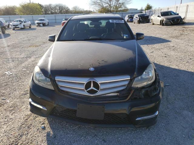 WDDGF4HB3DR260880 - 2013 MERCEDES-BENZ C 250 BLACK photo 5