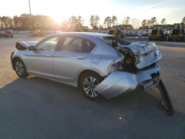 1HGCR2F35FA154482 - 2015 HONDA ACCORD LX SILVER photo 2