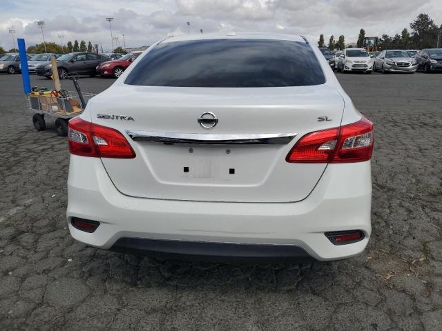3N1AB7AP6HY219813 - 2017 NISSAN SENTRA S WHITE photo 6