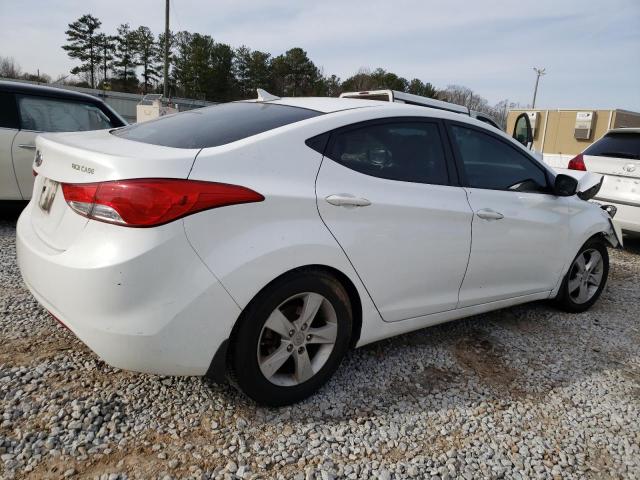 5NPDH4AE5DH313145 - 2013 HYUNDAI ELANTRA GLS WHITE photo 3