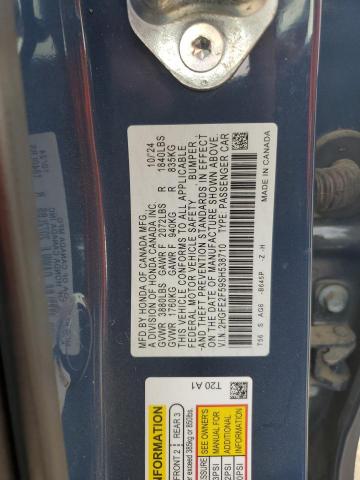 2HGFE2F59SH538710 - 2025 HONDA CIVIC SPORT أزرق صورة 12