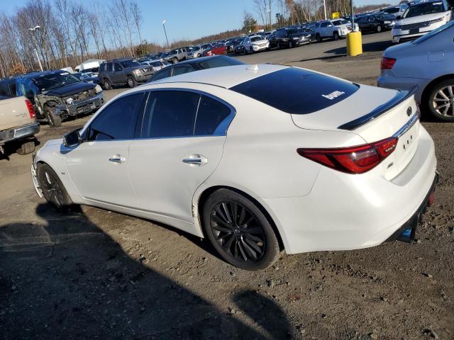 JN1EV7AR4JM433136 - 2018 INFINITI Q50 LUXE WHITE photo 2