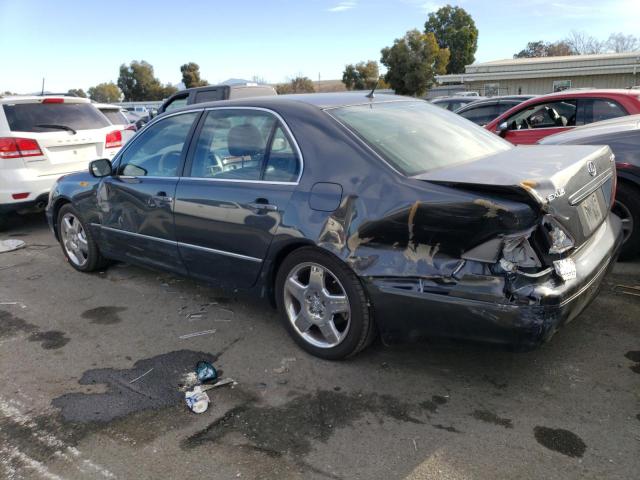 JTHBN36F055009832 - 2005 LEXUS LS 430 GRAY photo 2