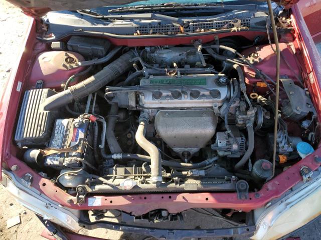 JHMCG6694YC020813 - 2000 HONDA ACCORD SE RED photo 11