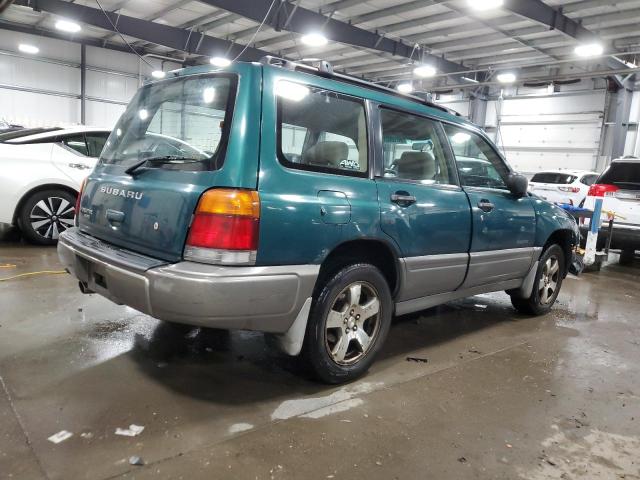 JF1SF6554XH748430 - 1999 SUBARU FORESTER S GREEN photo 3
