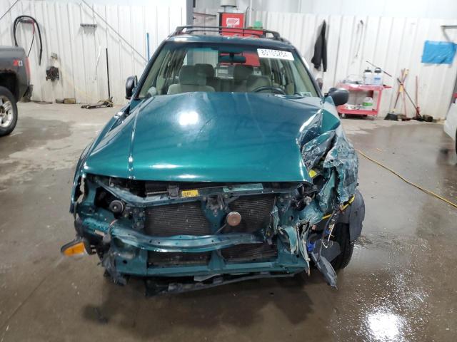 JF1SF6554XH748430 - 1999 SUBARU FORESTER S GREEN photo 5
