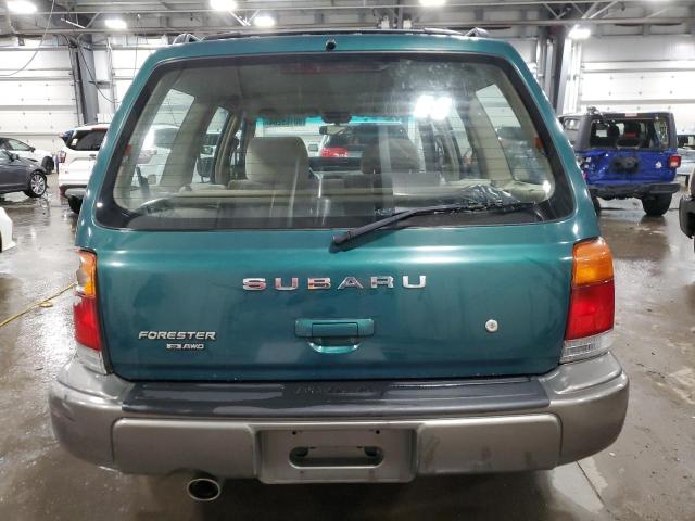JF1SF6554XH748430 - 1999 SUBARU FORESTER S GREEN photo 6