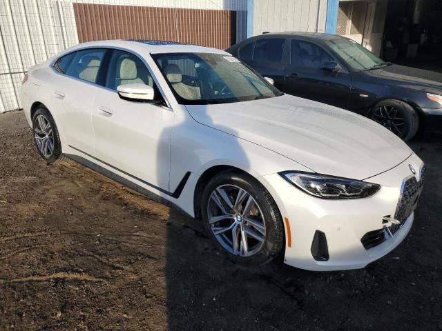 WBA73AV03PFN89182 - 2023 BMW 430XI GRAN COUPE WHITE photo 4