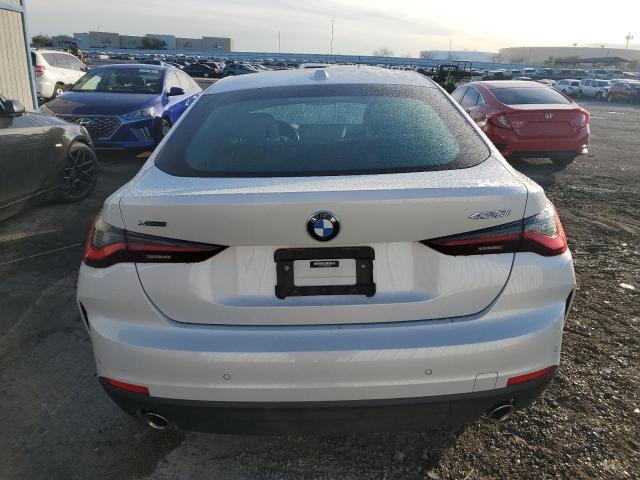 WBA73AV03PFN89182 - 2023 BMW 430XI GRAN COUPE WHITE photo 6