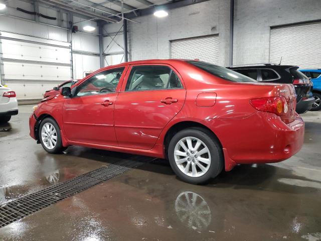 JTDBL40E199045914 - 2009 TOYOTA COROLLA BASE RED photo 2