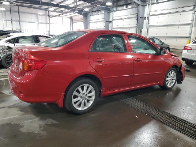 JTDBL40E199045914 - 2009 TOYOTA COROLLA BASE RED photo 3