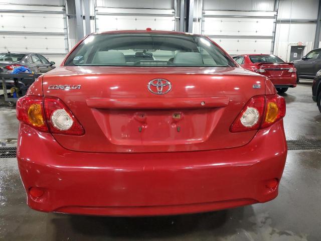 JTDBL40E199045914 - 2009 TOYOTA COROLLA BASE RED photo 6