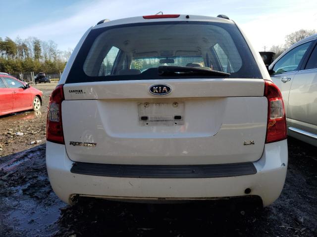 KNAFG525587209004 - 2008 KIA RONDO BASE WHITE photo 6