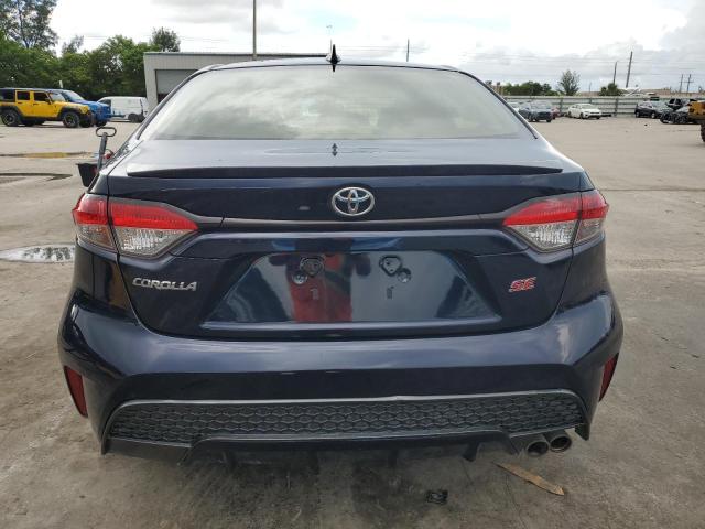 JTDS4MCE5MJ070573 - 2021 TOYOTA COROLLA SE ლურჯი ფოტო 6