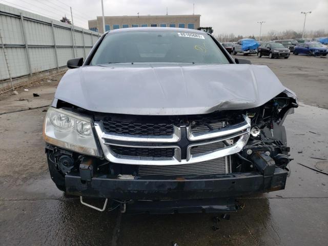 1C3CDZAG1DN588439 - 2013 DODGE AVENGER SE SILVER photo 5