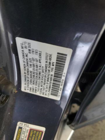 2HKRM4H76FH699196 - 2015 HONDA CR-V EXL CHARCOAL photo 14