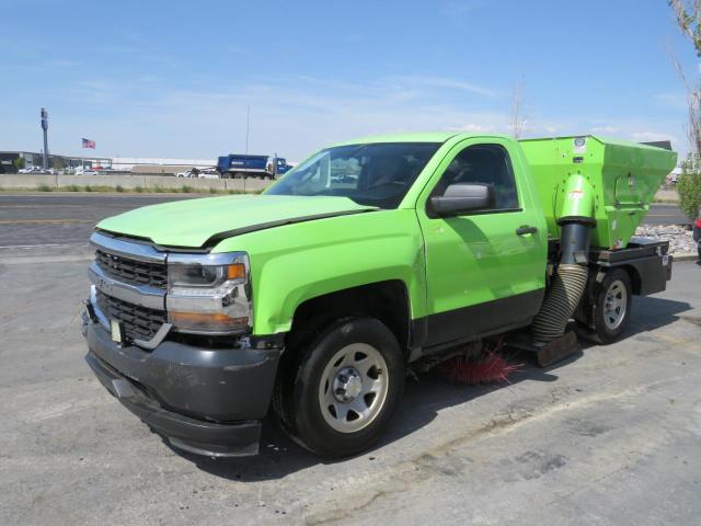 1GCNCNEH3JZ296721 - 2018 CHEVROLET SILVERADO C1500 GREEN photo 2