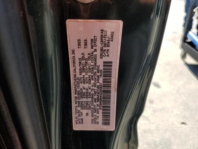 5TESM92N43Z260657 - 2003 TOYOTA TACOMA XTRACAB PRERUNNER მწვანე ფოტო 12