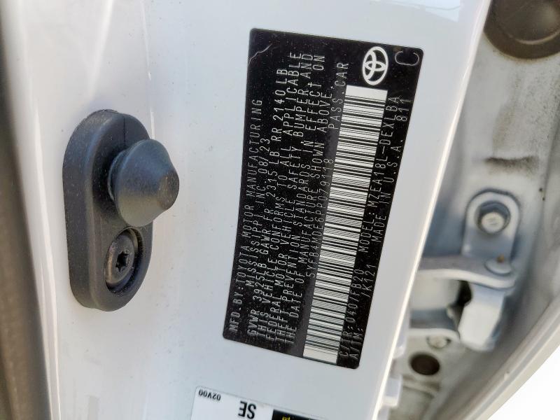 5YFB4MDE6PP079118 - 2023 TOYOTA COROLLA LE 白色 照片 12