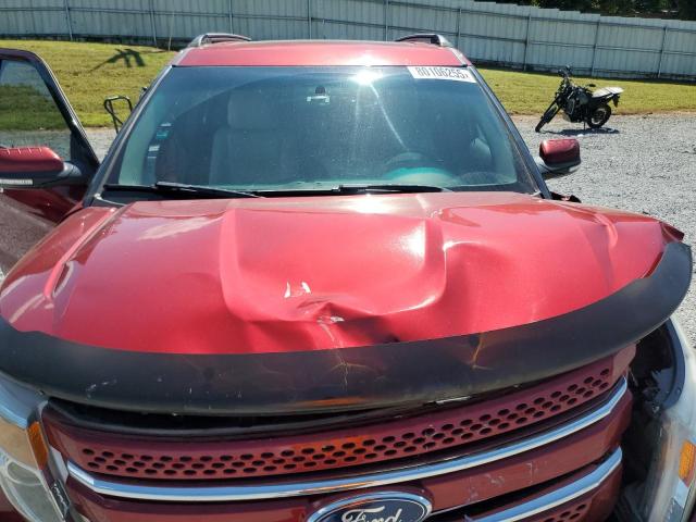 1FM5K7F85DGB86763 - 2013 FORD EXPLORER LIMITED RED photo 12