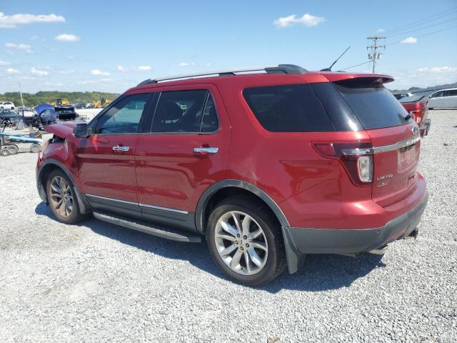 1FM5K7F85DGB86763 - 2013 FORD EXPLORER LIMITED RED photo 2