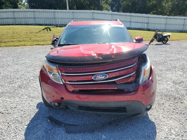 1FM5K7F85DGB86763 - 2013 FORD EXPLORER LIMITED RED photo 5