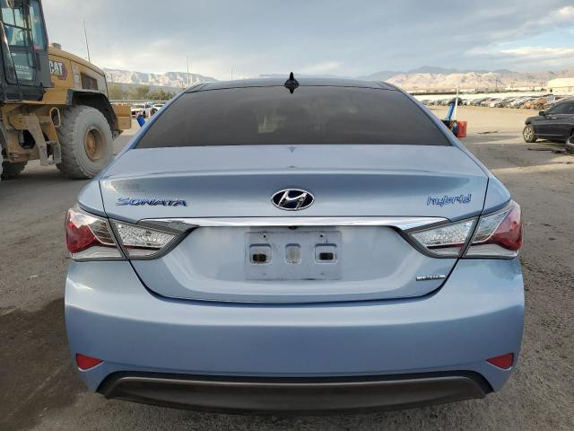 KMHEC4A41DA068065 - 2013 HYUNDAI SONATA HYBRID BLUE photo 6