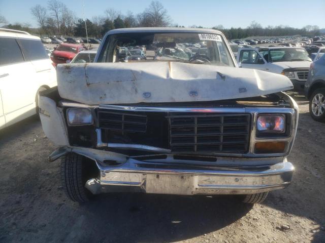 1FTCF10D1BUA07085 - 1981 FORD F100 WHITE photo 5
