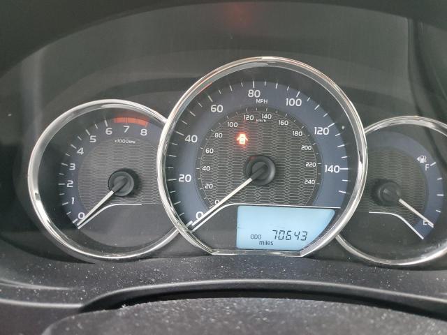 2T1BURHE6GC505557 - 2016 TOYOTA COROLLA L BLACK photo 9