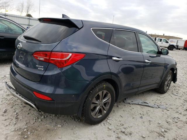 5XYZTDLB5DG065395 - 2013 HYUNDAI SANTA FE S BLUE photo 3